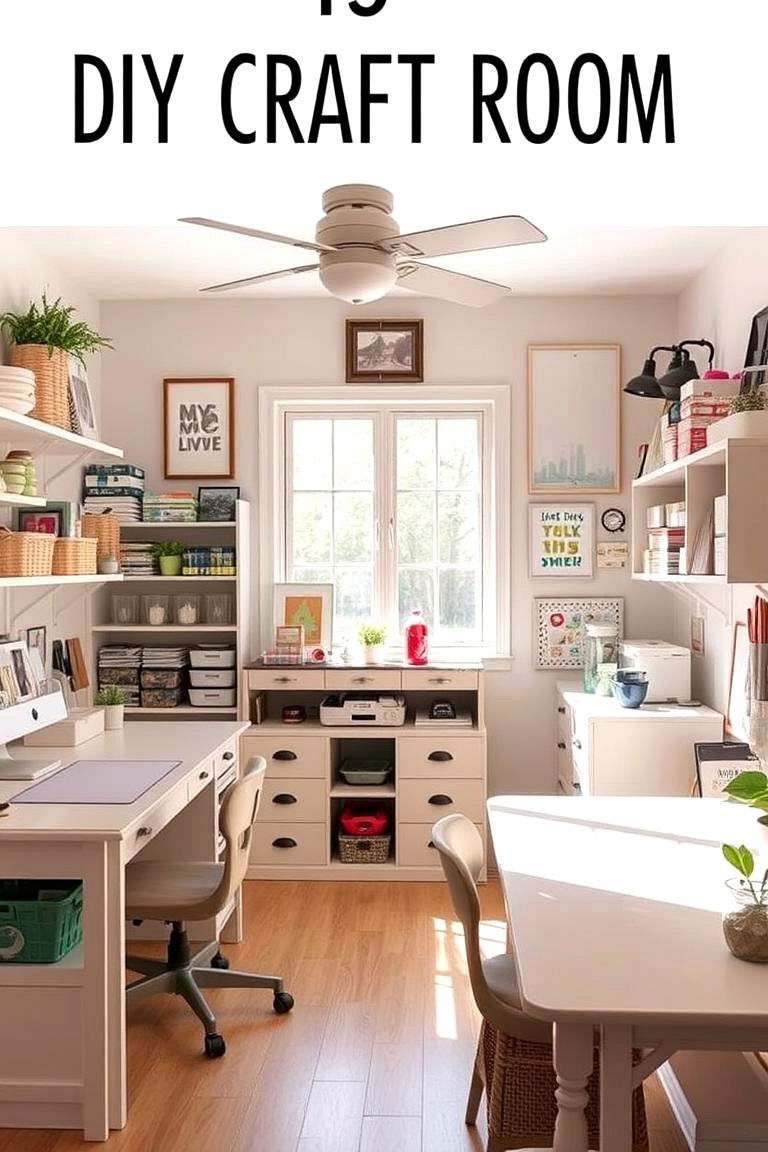 DIY Craft Room - 24 Snug Room Ideas