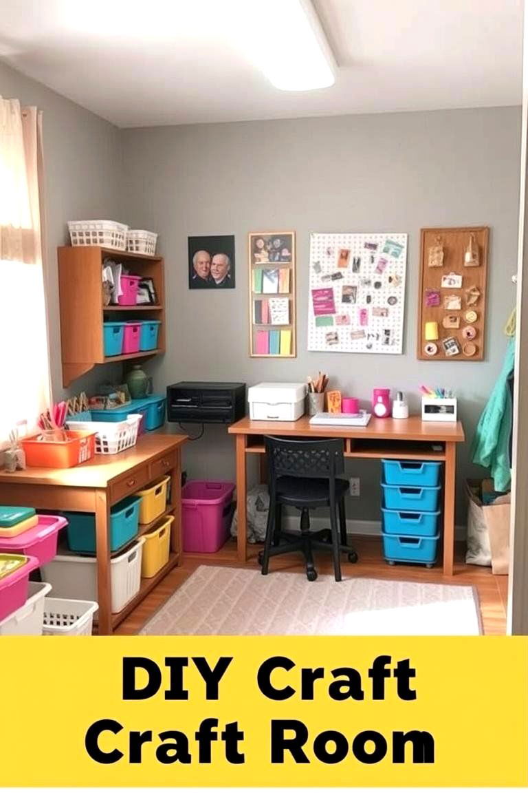 DIY Craft Room - 24 Boys Room Ideas