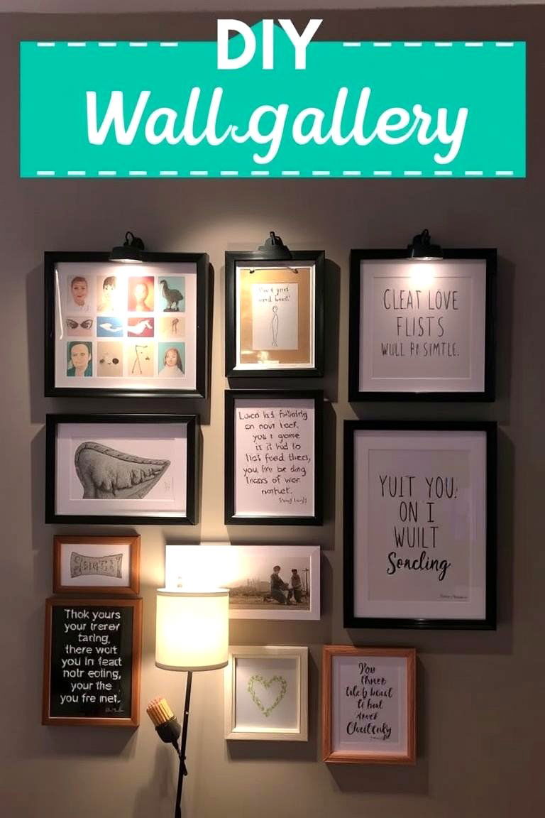 DIY Craft Wall Gallery - 24 Craft Room Ideas