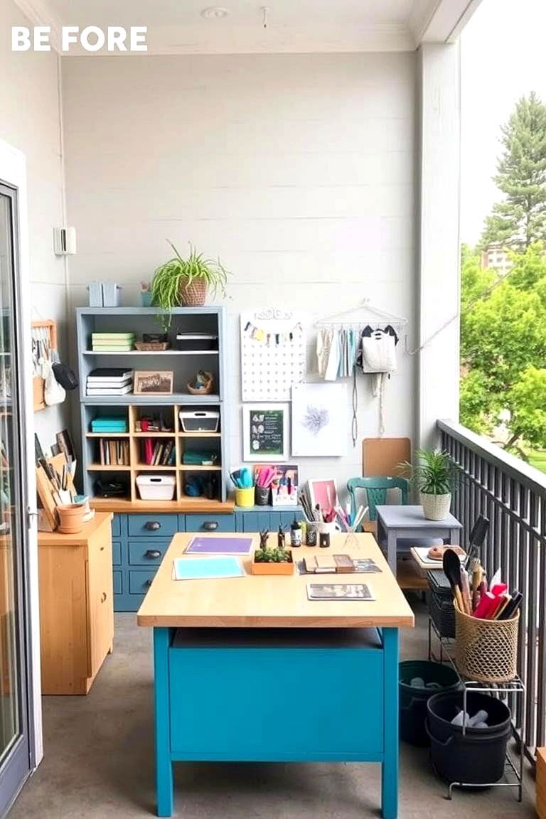 DIY Craft and Workspace - 24 Second Story Balcony Ideas