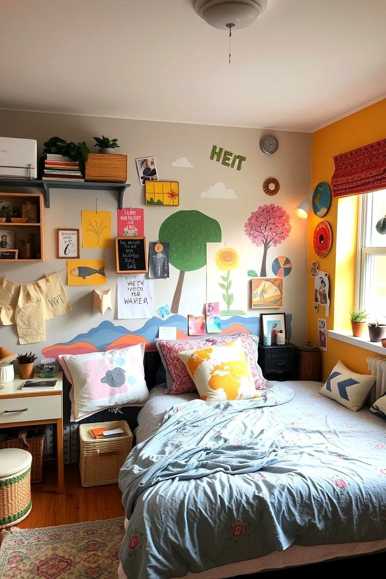 DIY Creative Projects - 24 Student Bedroom Design Ideas