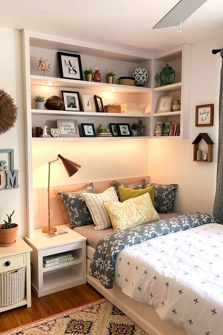 DIY Custom Corner Bed with Personal Touches - 24 Corner Bed Ideas