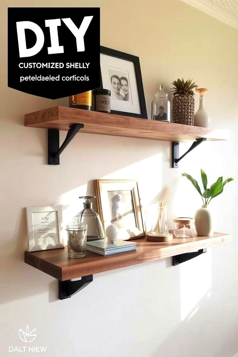 DIY Customized Shelves - 24 Shelf Decor Ideas