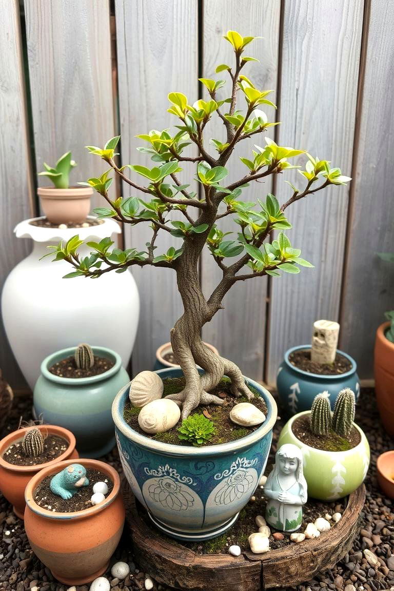 DIY Decor Bonsai Garden - 24 Bonsai Garden Ideas