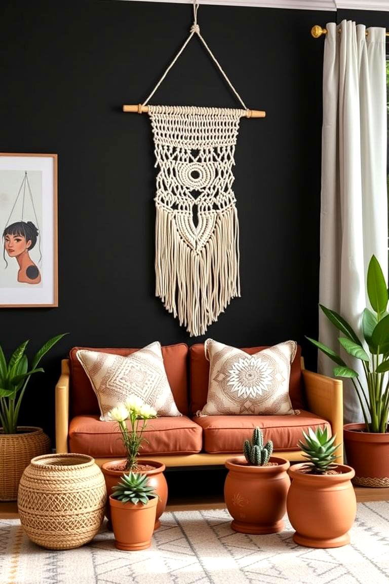 DIY Decor Elements - 24 Moody Boho Living Room Ideas