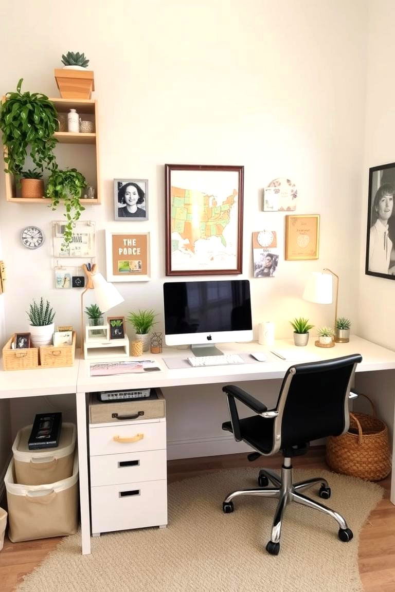 DIY Decor Projects - 24 Bohemian Home Office Ideas