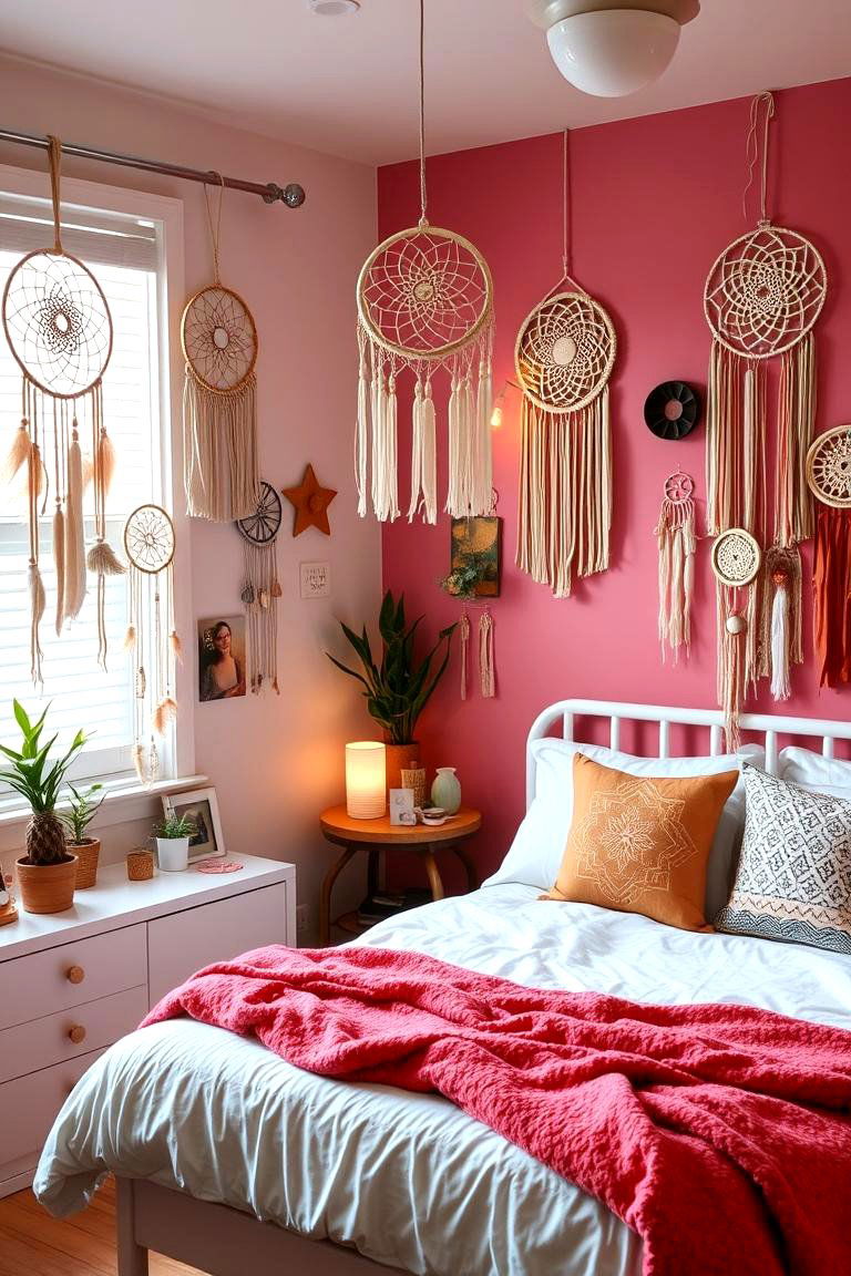 DIY Dreamcatcher Decorations - 24 Girls Boho Bedroom Ideas