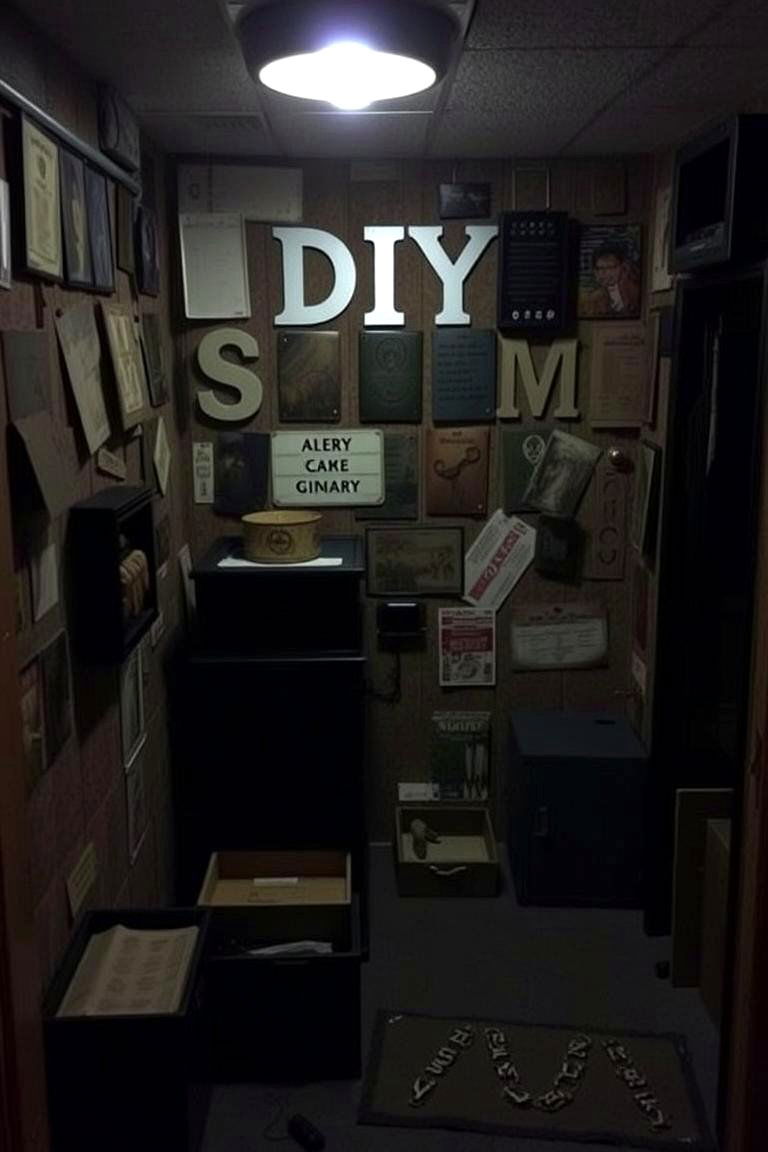 DIY Escape Room Setup - 24 Basement Game Room Ideas