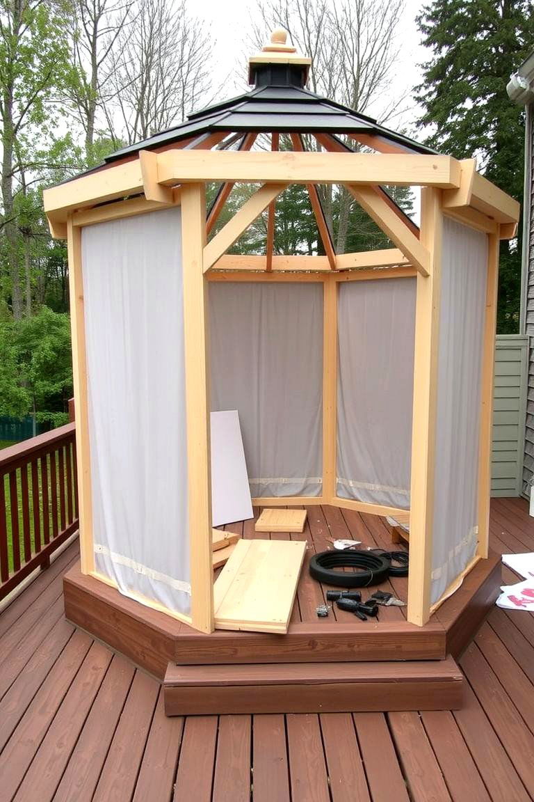 DIY Gazebo Kit - 24 Gazebo on Deck Ideas