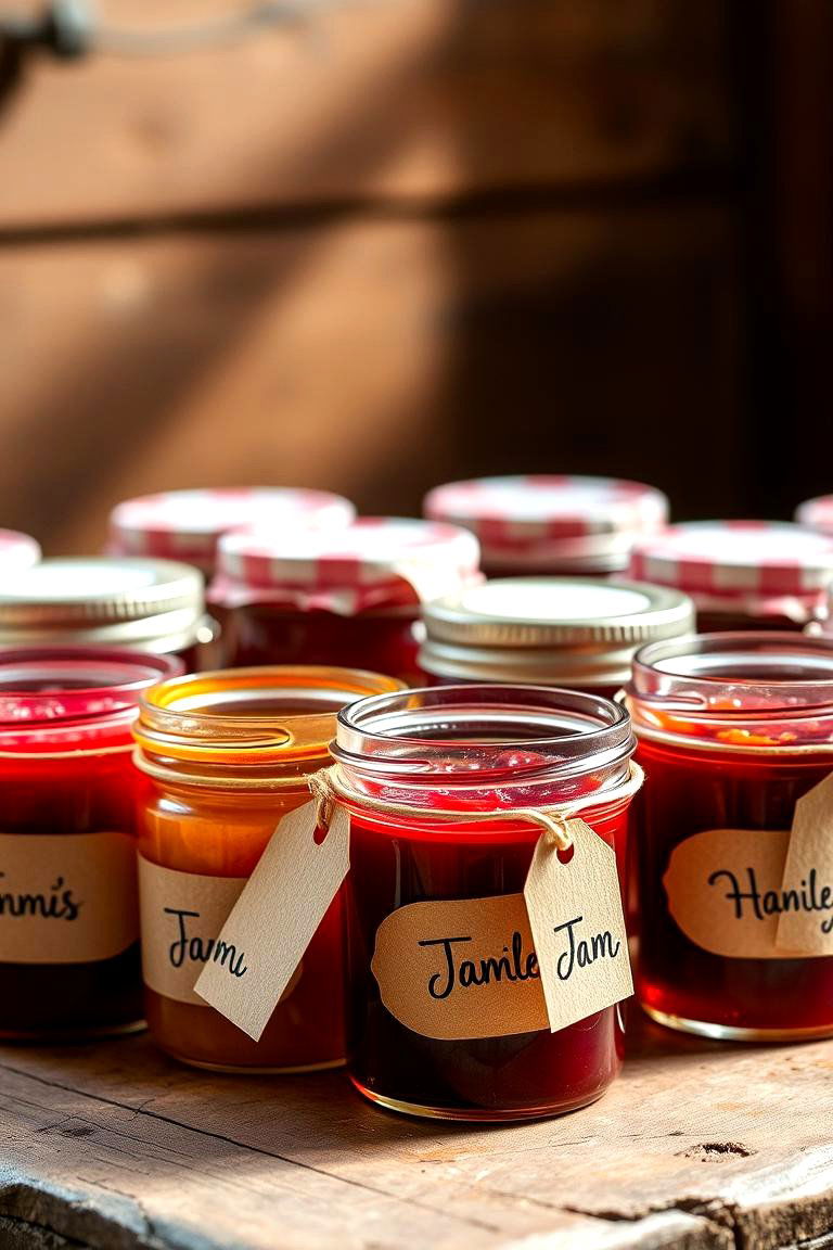 DIY Jams - 24 Wedding Favors Ideas