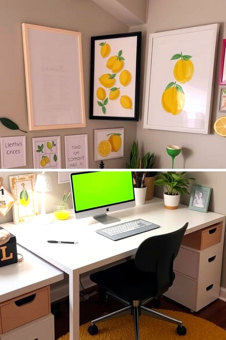 DIY Lemon Decor - 24 Lemon Bedroom Ideas