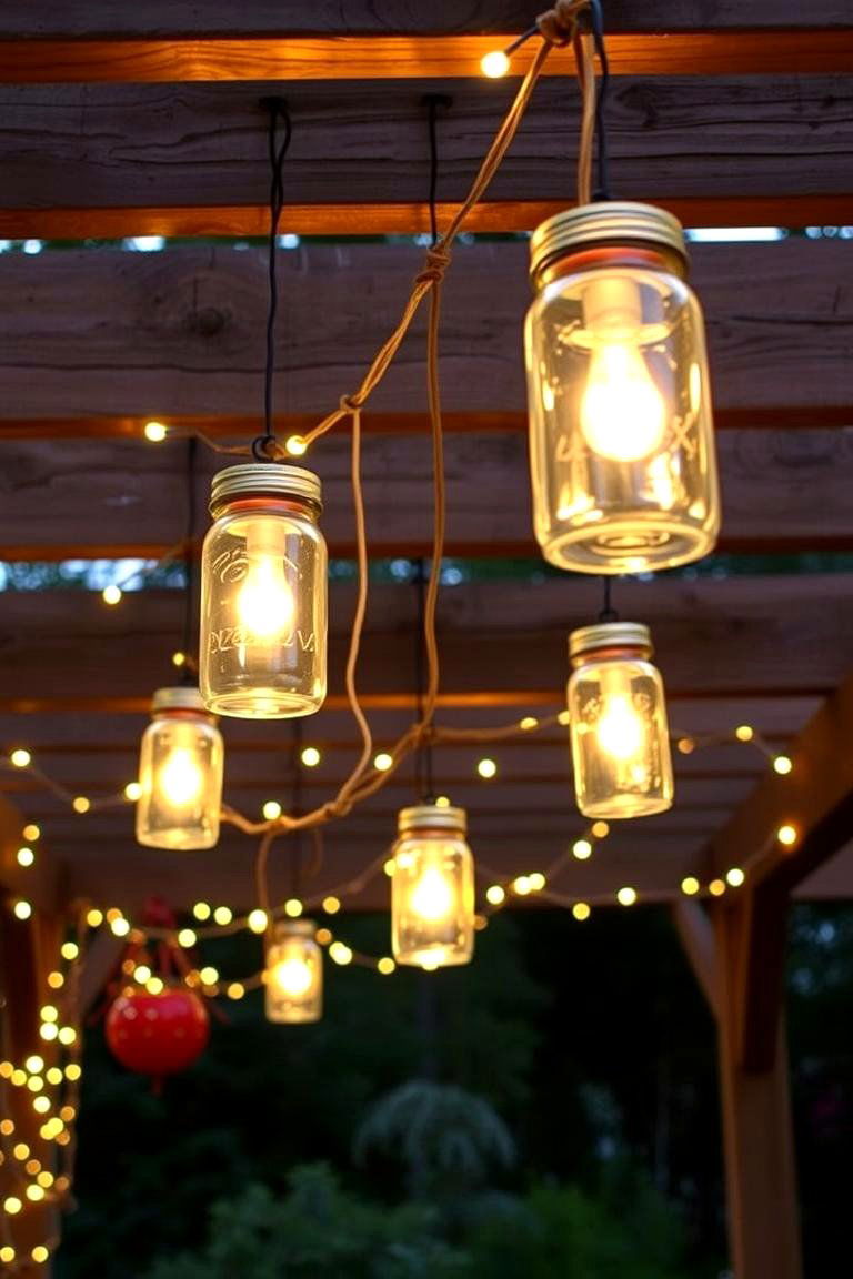 DIY Lighting for a Personal Touch - 24 Pergola Lighting Ideas
