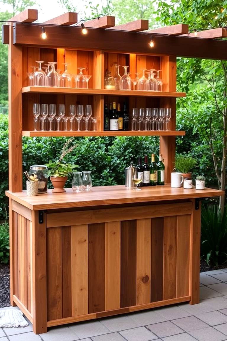 DIY Outdoor Bar - 24 Outdoor Decor Ideas