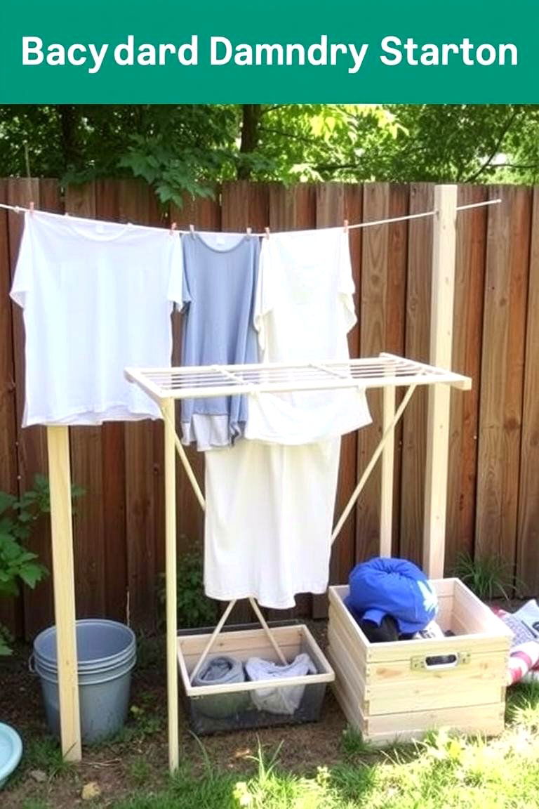 DIY Outdoor Laundry Station - 24 Outdoor Laundry Area Design Ideas