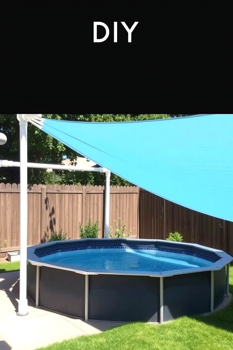 DIY PVC Pipe Shade Structures - 24 Pool Shade Ideas