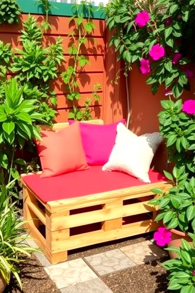 DIY Pallet Bench - 24 Garden Bench Ideas