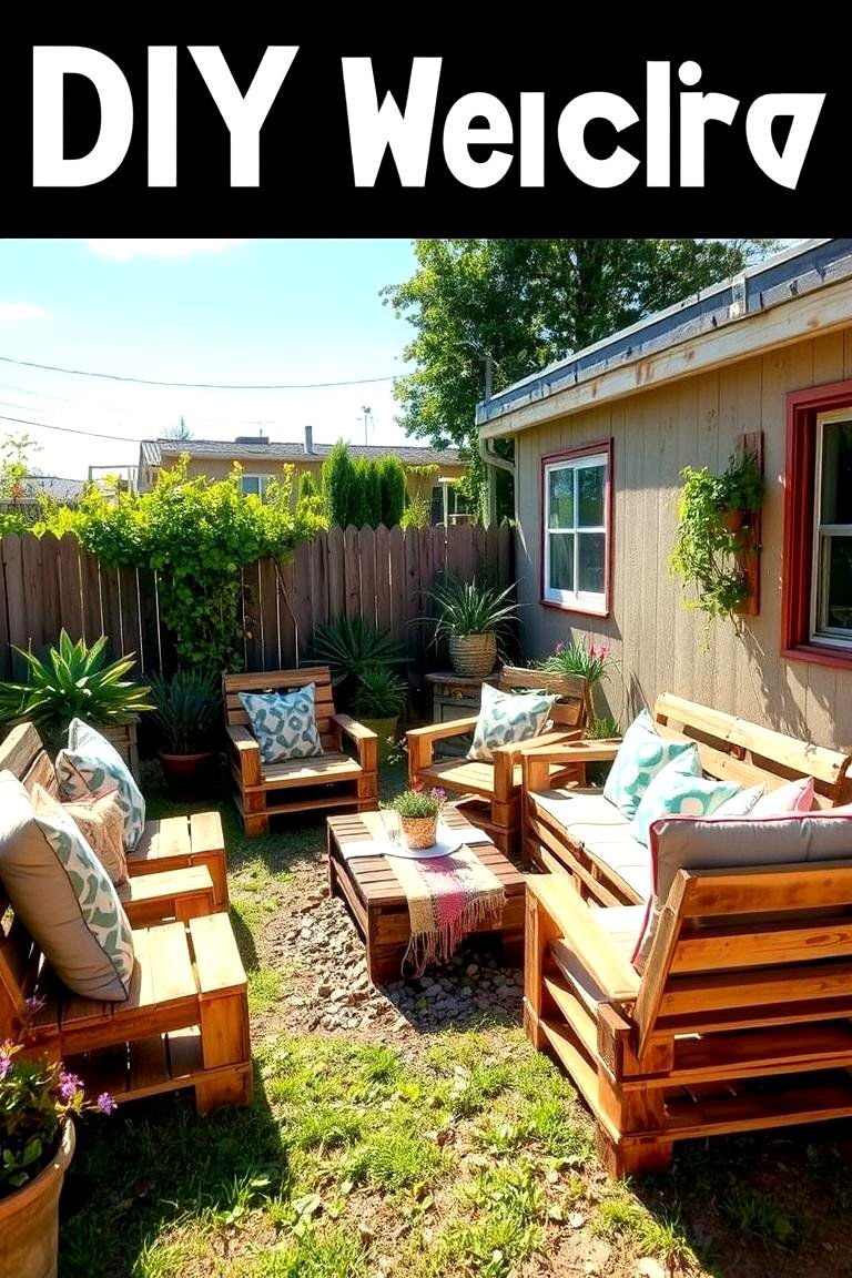 DIY Pallet Furniture - 24 Cheap Backyard Makeover Ideas