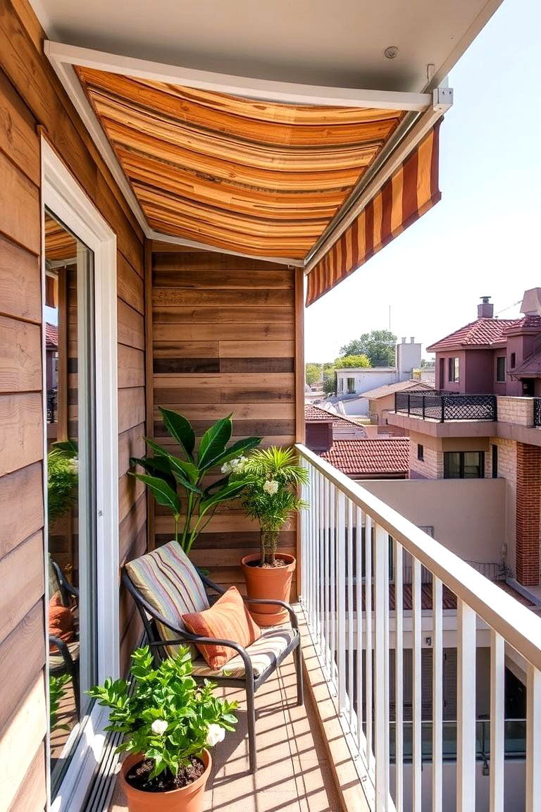 DIY Pallet Shades - 24 Balcony Shade Ideas