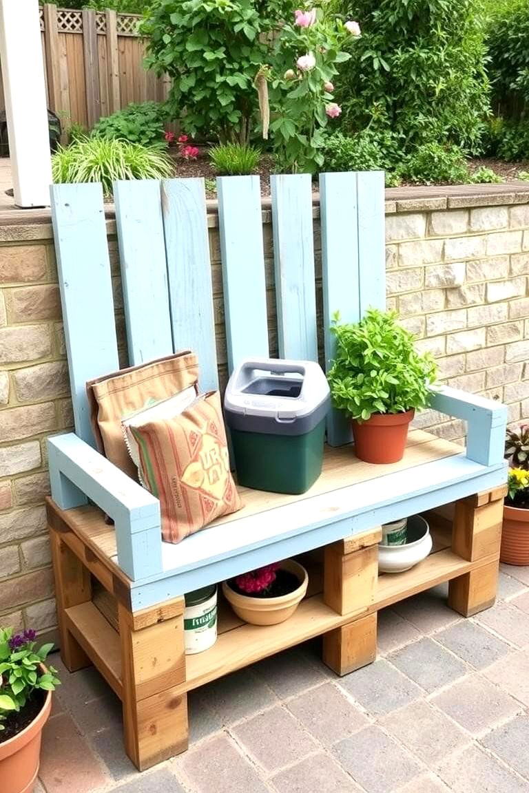 DIY Pallet Storage Solutions - 24 Outdoor Storage Ideas