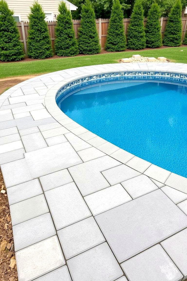 DIY Paver Installation for Cost Savings - 24 Pavers Around Pool Ideas