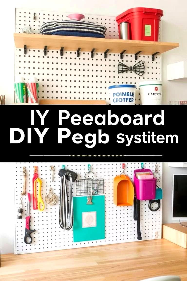 DIY Pegboard Systems - 24 Clothes Storage Ideas