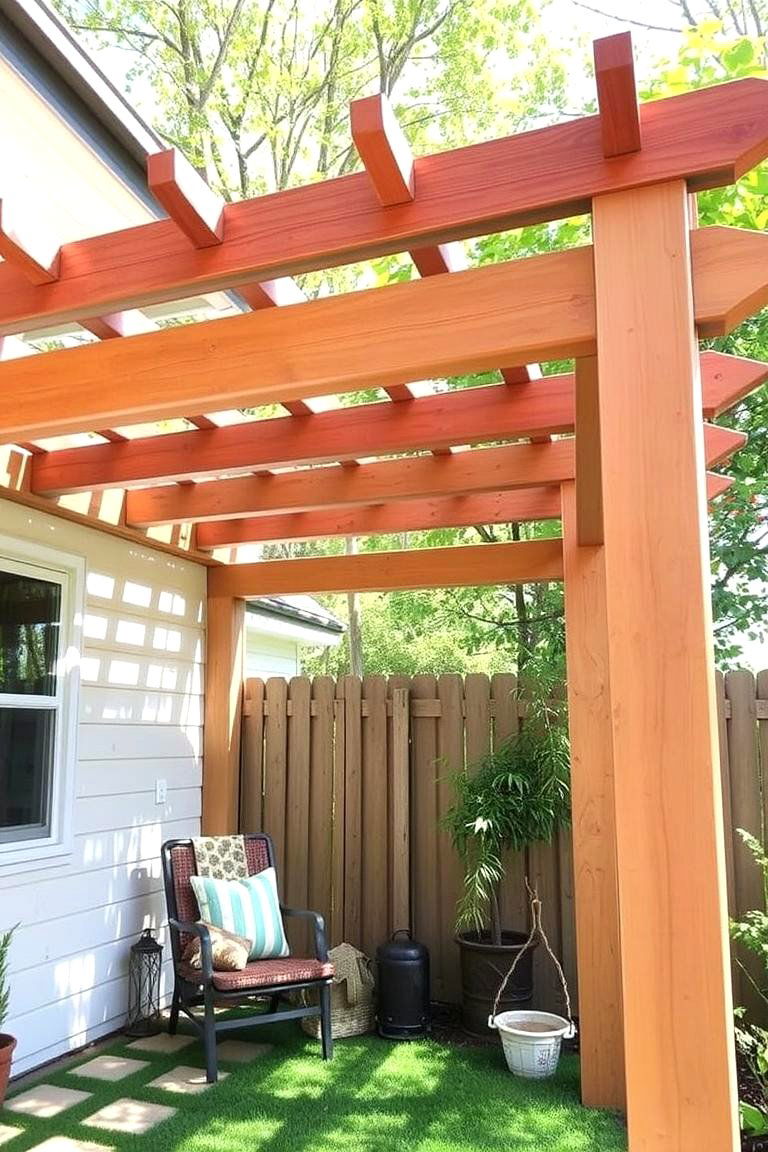 DIY Pergola - 24 Cheap Backyard Makeover Ideas