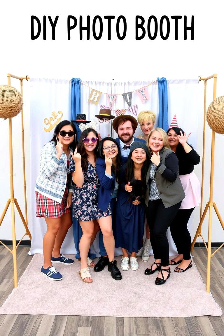 DIY Photo Booth Fun - 24 Birthday Decoration Ideas