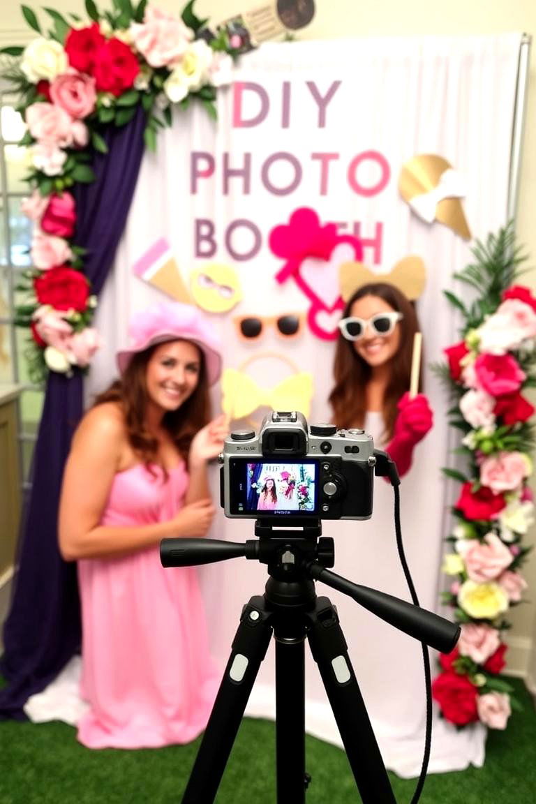 DIY Photo Booth - 24 Backyard Wedding Ideas