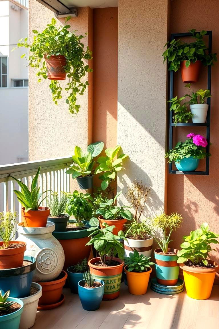 DIY Planter Paradise Balcony - 24 Balcony Over Garage Ideas