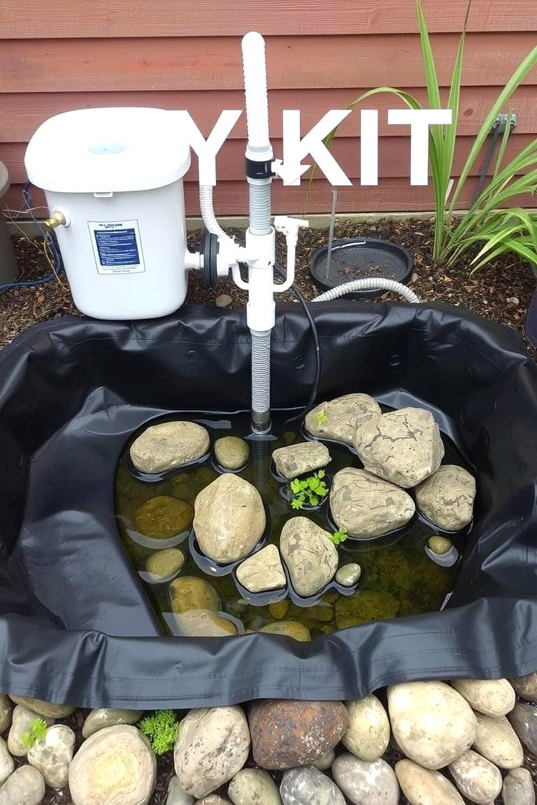 DIY Pond Kit - 24 Backyard Pond Ideas