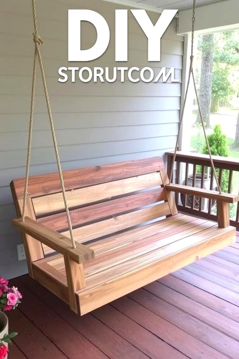 DIY Porch Swing - 24 Front Porch Swing Ideas