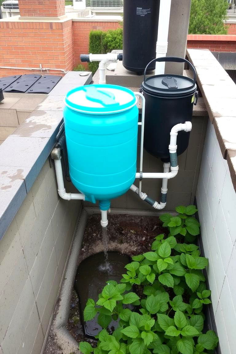 DIY Rainwater Harvesting System - 24 Rooftop Garden Ideas
