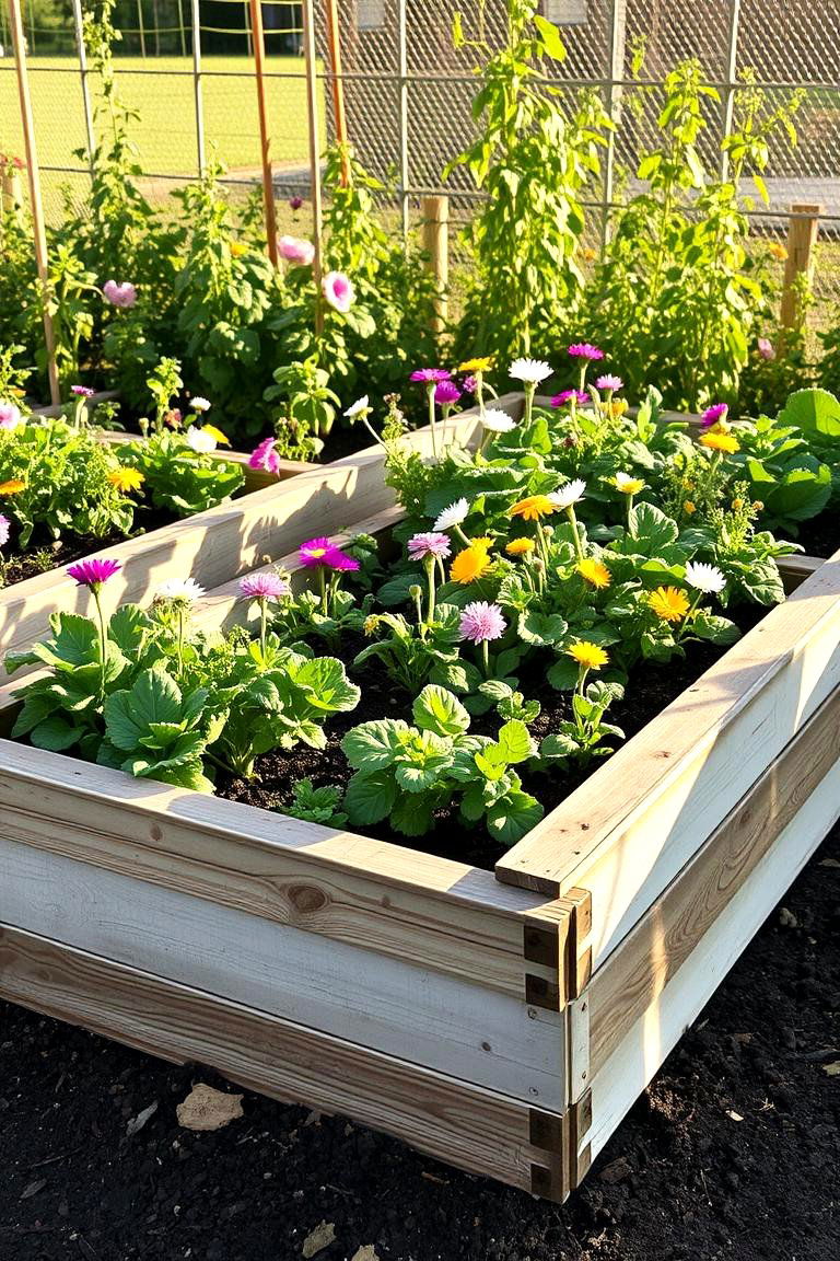 DIY Raised Bed Beauty - 24 Budget Small Garden Ideas
