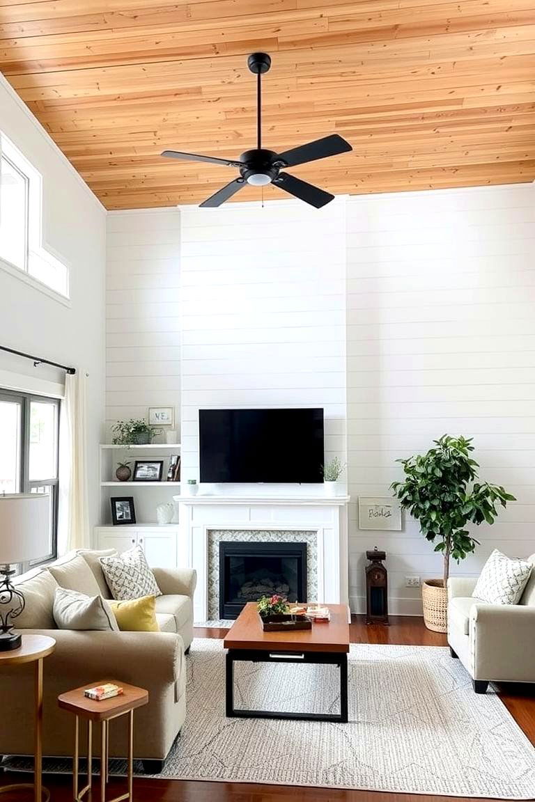 DIY Shiplap Ceiling - 24 Shiplap Ceiling Ideas