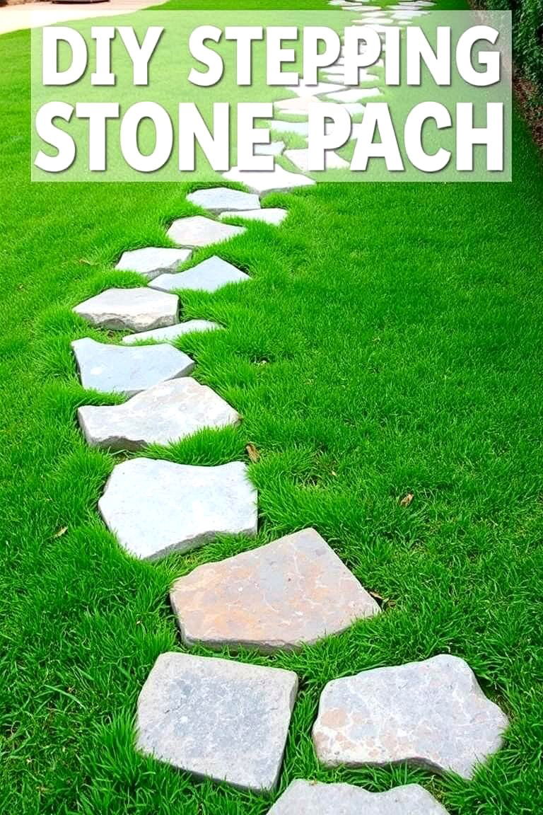 DIY Stepping Stones - 24 Garden Path Ideas