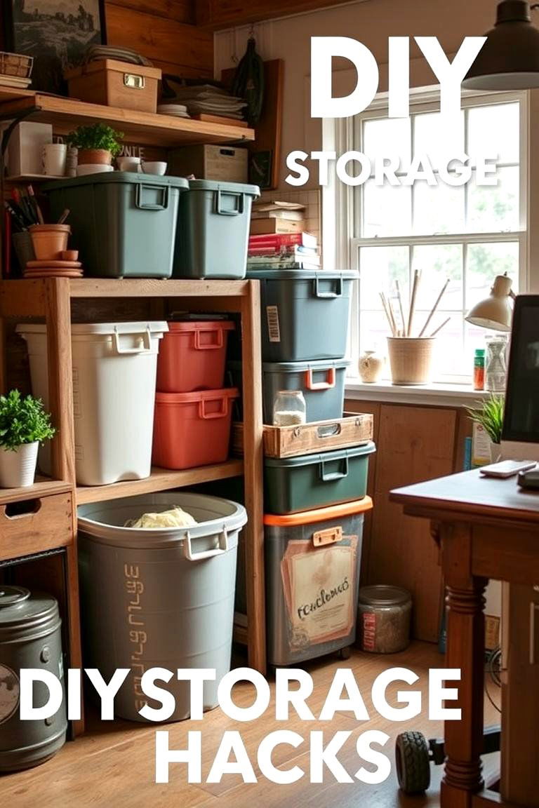 DIY Storage Hacks - 24 Storage Ideas