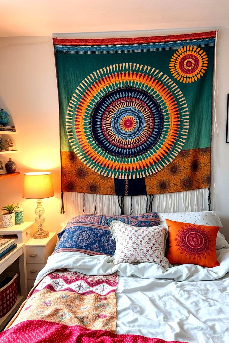 DIY Tapestry and Fabric Art - 24 Boho Dorm Room Ideas