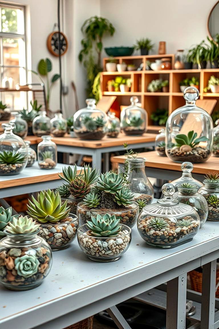DIY Terrarium Workshop - 24 Wedding Shower Ideas