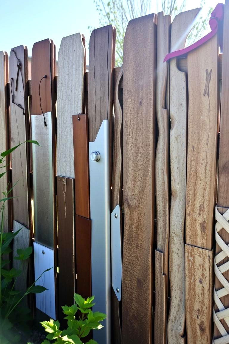 DIY Upcycled Fence - 24 Vegetable Garden Fence Ideas