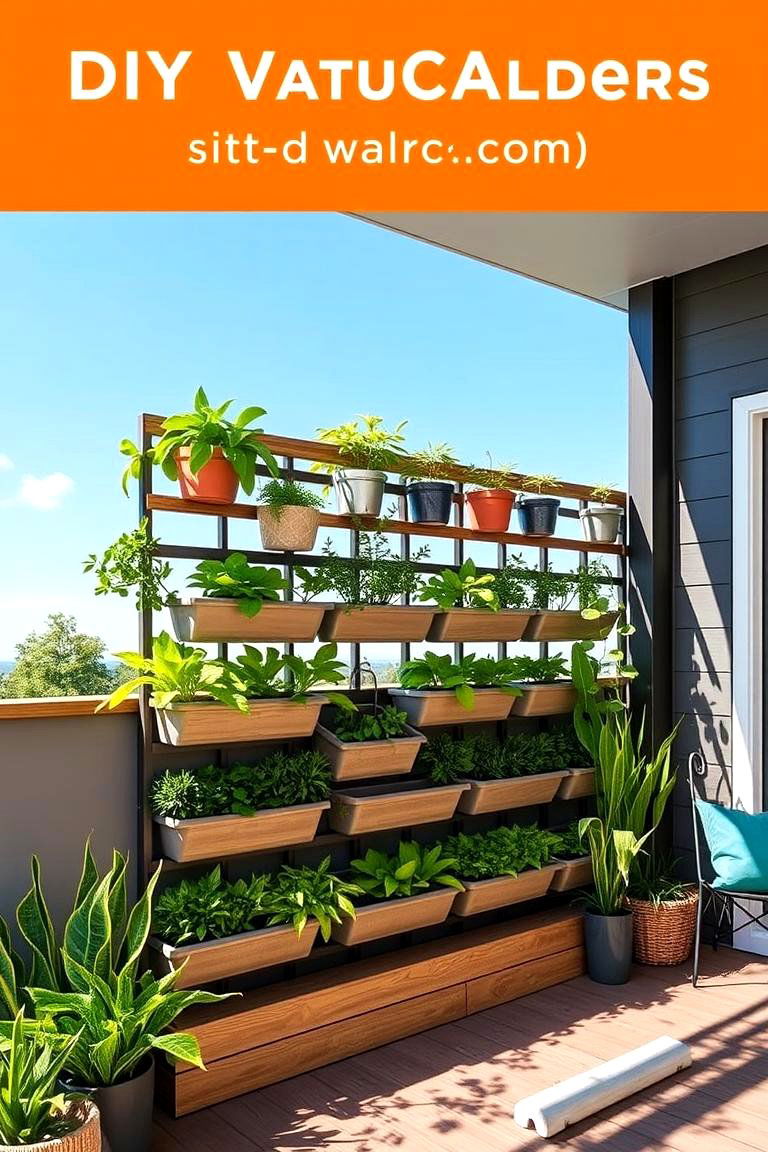 DIY Vertical Garden Fence - 24 Ideas Cheap Ways to Block Neighbors View