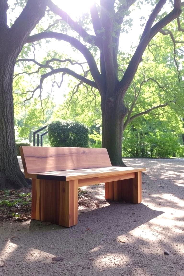 DIY Wooden Bench - 24 Backyard Ideas on a Budget