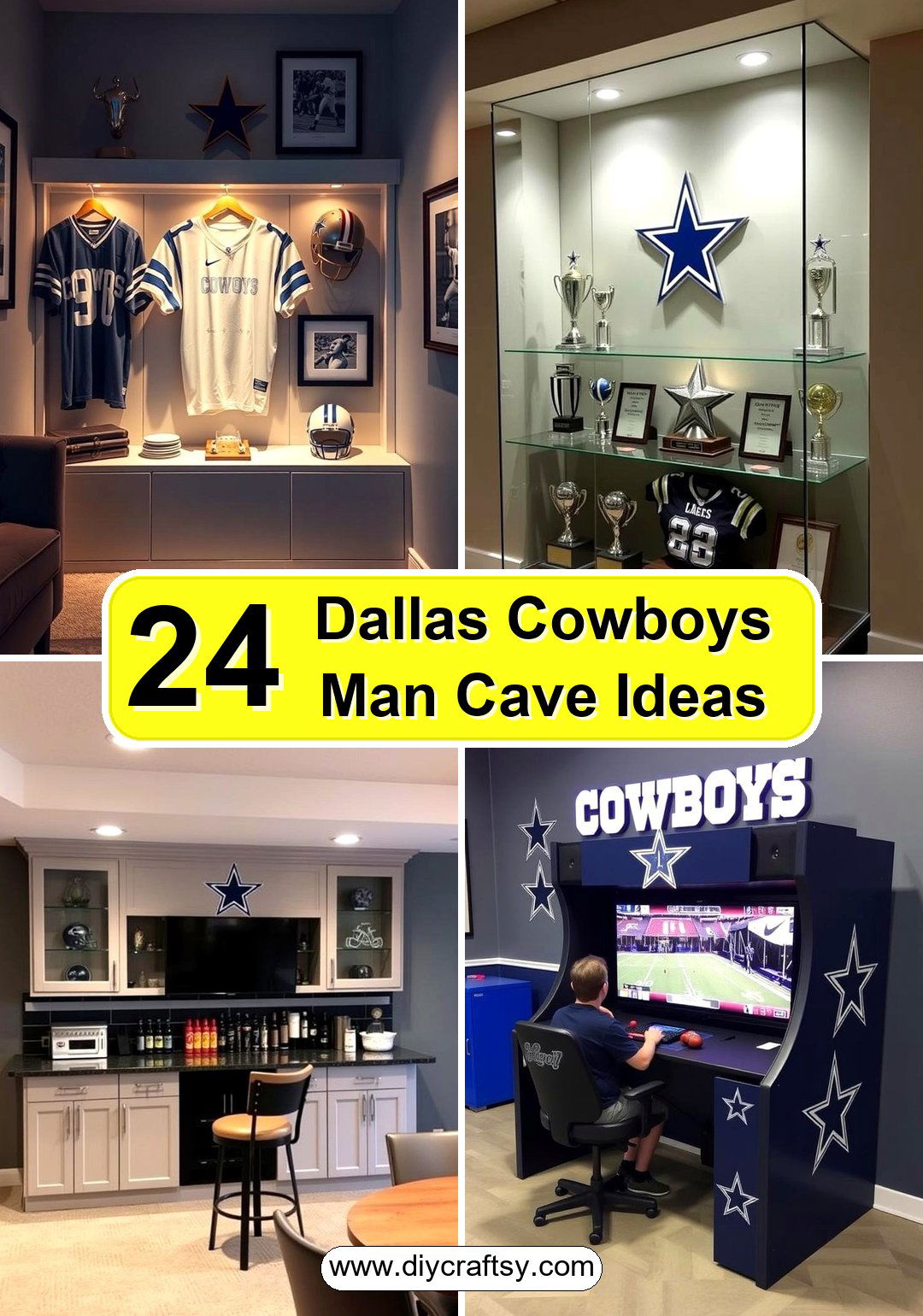 Dallas Cowboys Man Cave Ideas