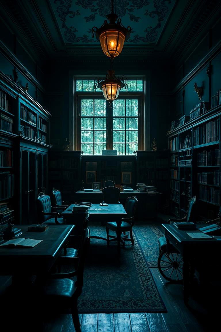 Dark Academia Aesthetic - 24 Study Room Ideas