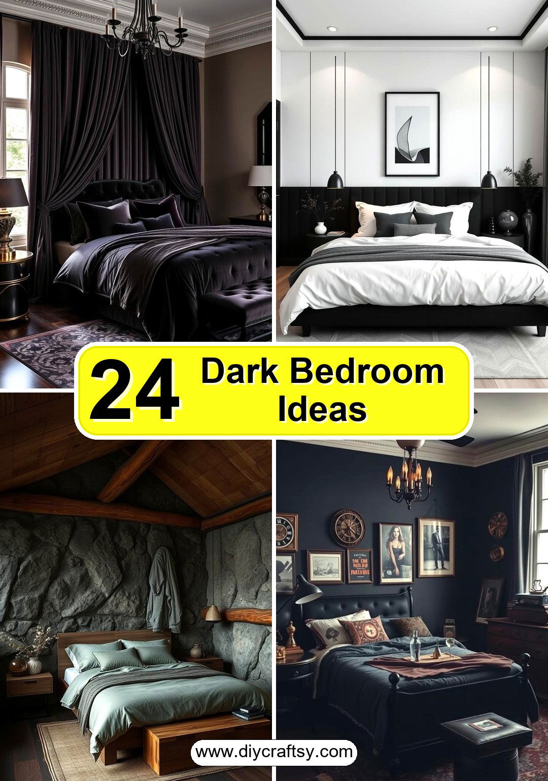 Dark Bedroom Ideas