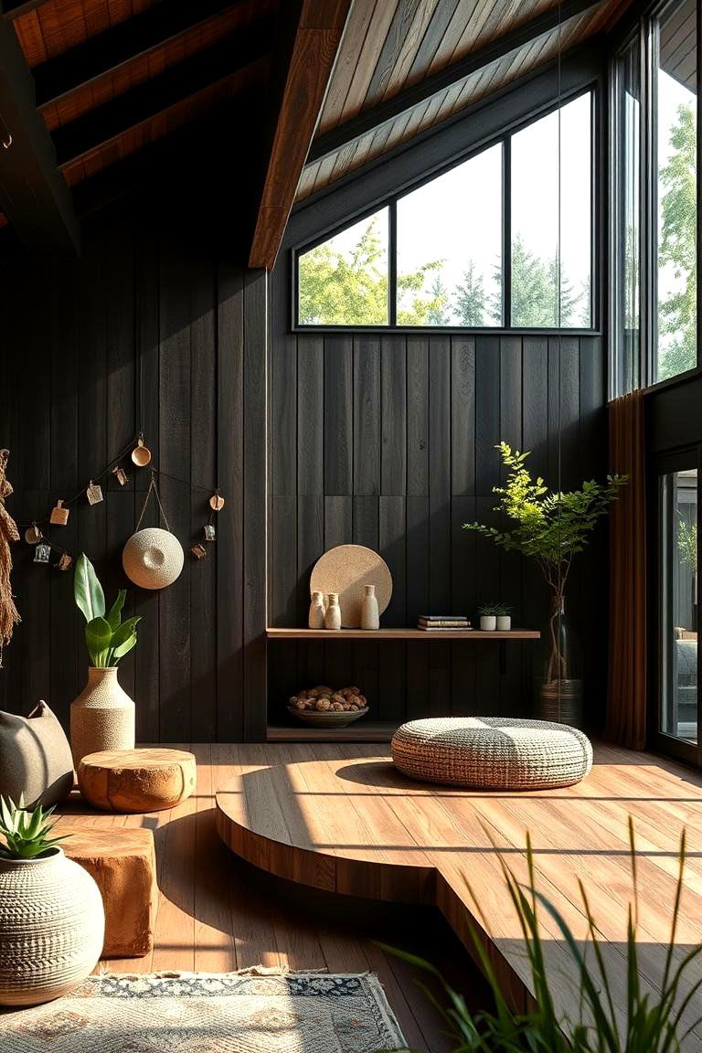 Dark Brown with Eco Friendly Materials - 24 Dark Brown House Exterior Ideas