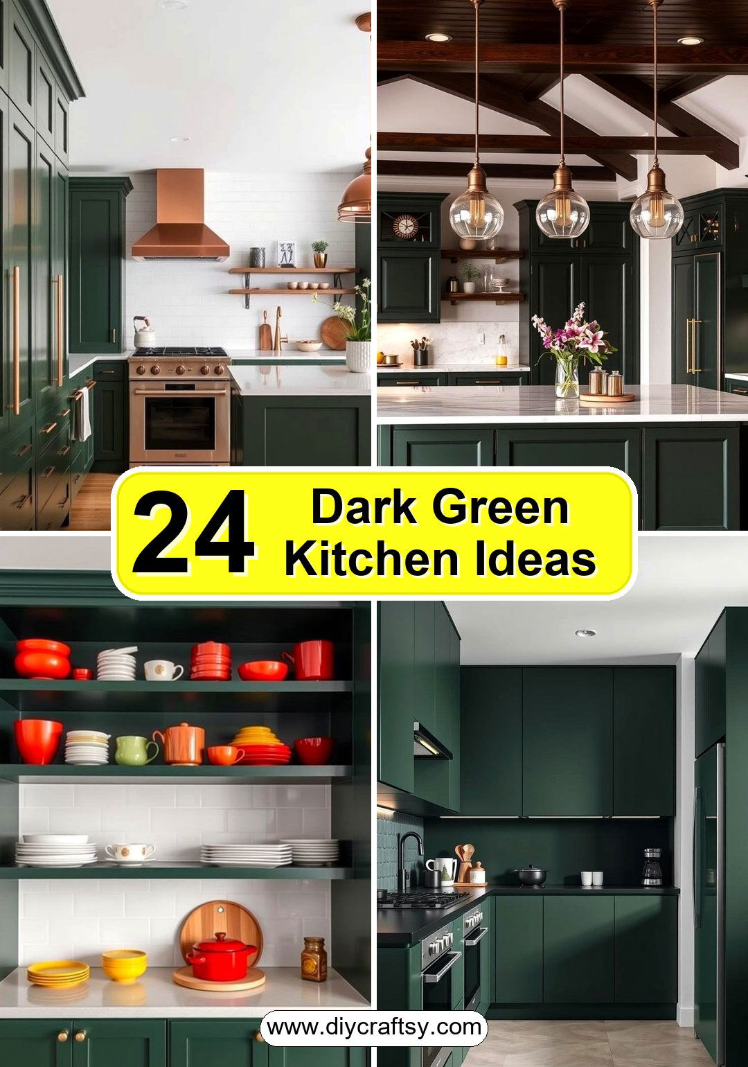 Dark Green Kitchen Ideas