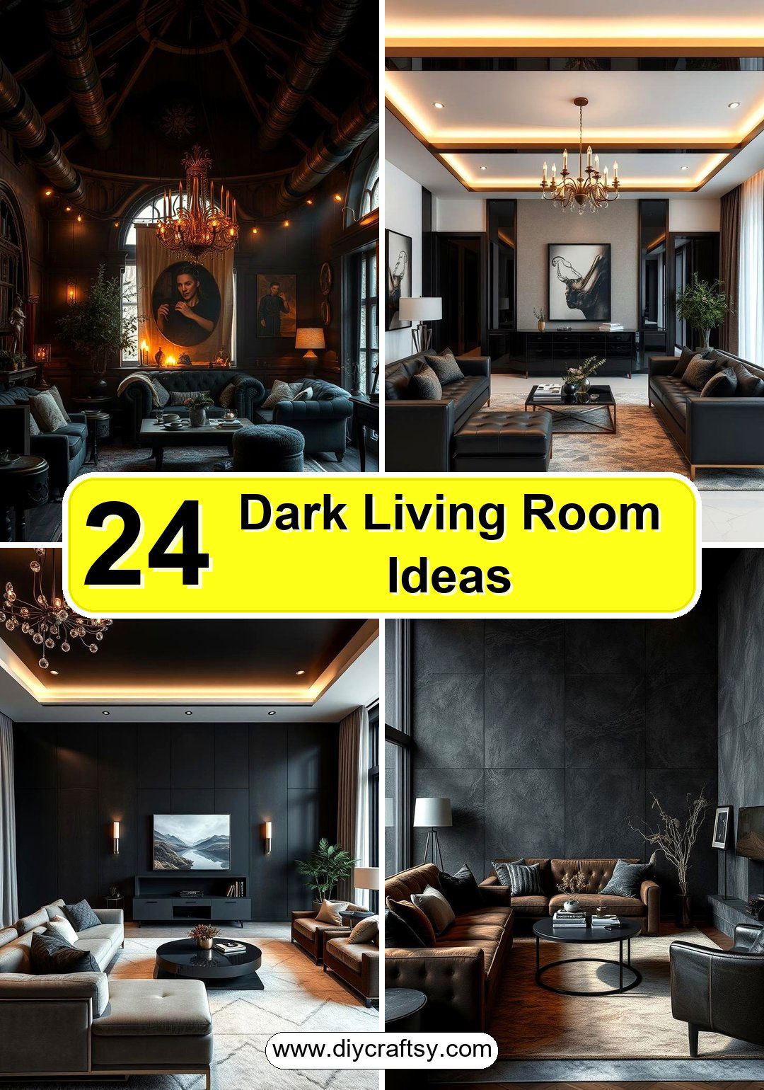 Dark Living Room Ideas