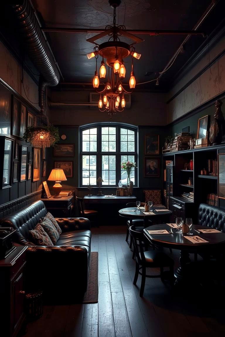 Dark Vintage Revival - 24 Dark Living Room Ideas