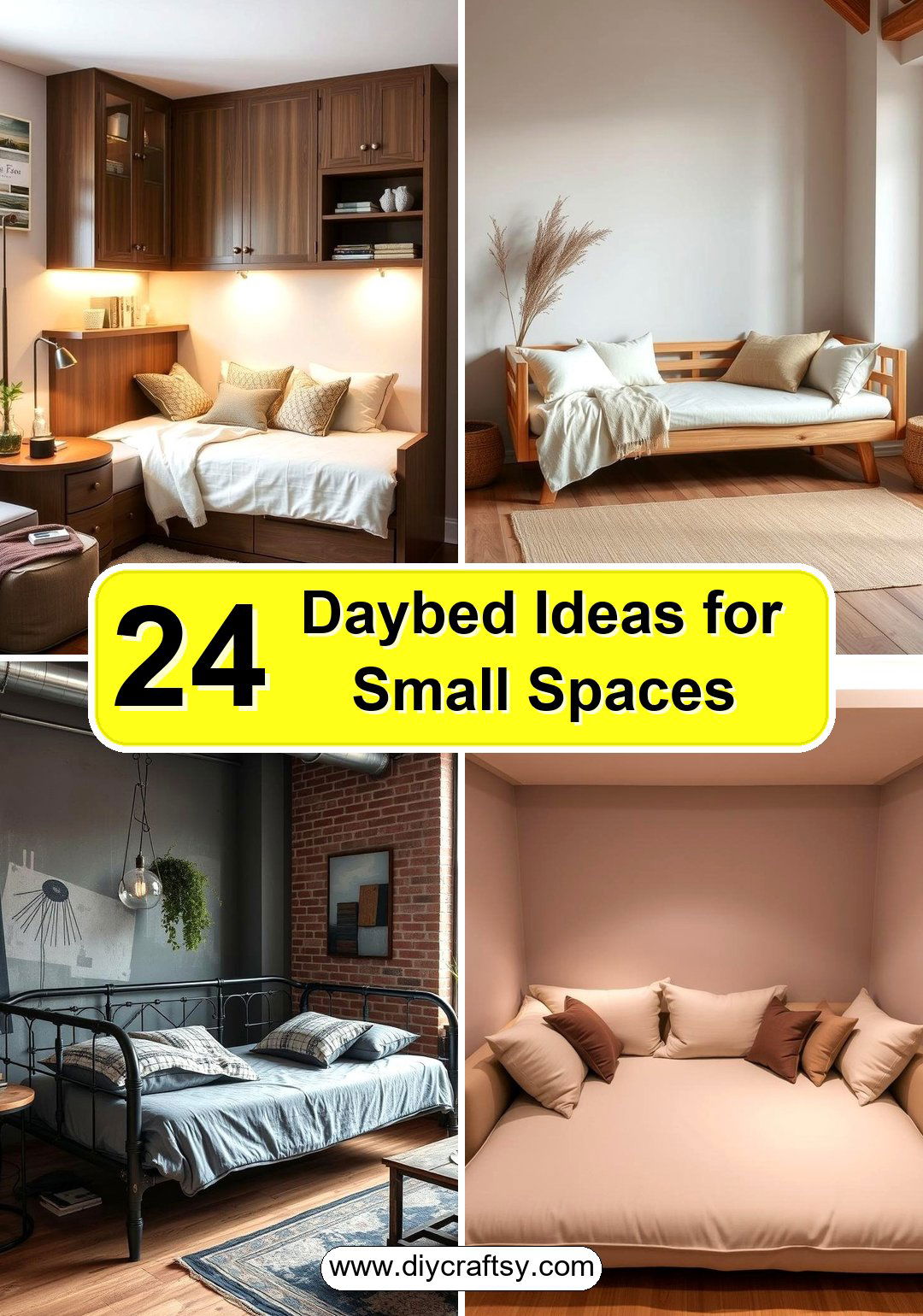 Daybed Ideas for Small Spaces