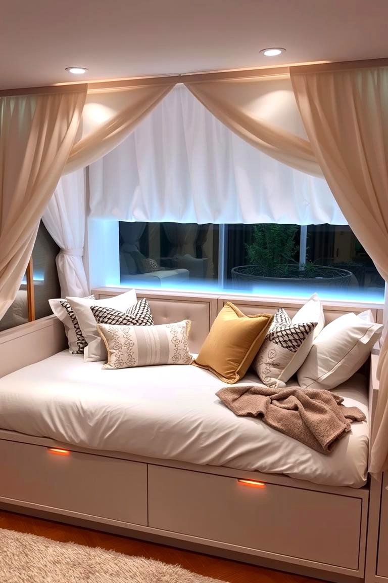 Daybed Oasis - 24 Bedroom Seating Area Ideas